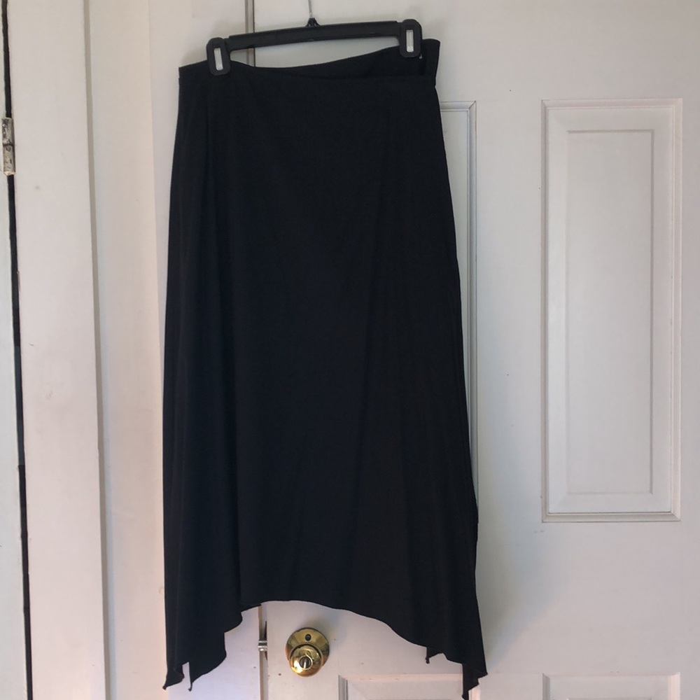 Y2K J Jill black wrap skirt - last chance!